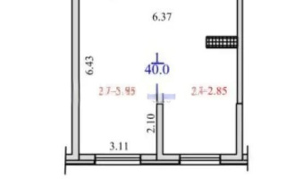 Продажа 1-комнатной квартиры, 40 м², пр. Рыскулова, дом  103/7 стр - Продажа  однокомнатных квартир в новостройках Алматы без посредников