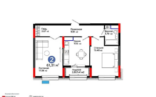 Продажа 2-комнатной квартиры, 61.31 м² - Продажа недвижимости в Астане - страница 8