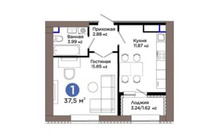 Продажа 1-комнатной квартиры, 37.5 м² - Продажа однокомнатных квартир в блочном доме в Казахстане - страница 3