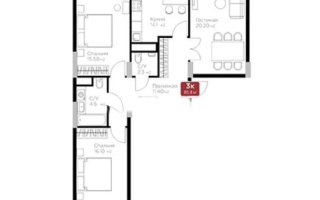 Продажа 3-комнатной квартиры, 85.8 м², ул. Е-36, дом  5 - Продажа  трехкомнатных квартир в Астане