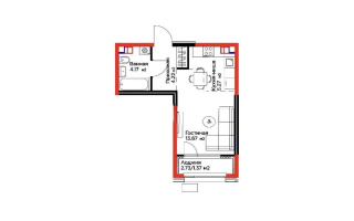 Продажа 1-комнатной квартиры, 28.7 м² - Продажа квартир в монолитно-каркасном доме в Казахстане - страница 38