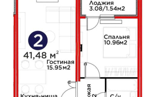 Продажа 1-комнатной квартиры, 41.48 м², ул. Е-915, дом  12 - Продажа  однокомнатных квартир в Астане без посредников