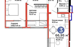 Продажа 3-комнатной квартиры, 66.95 м² - Продажа квартир в Астане - страница 20