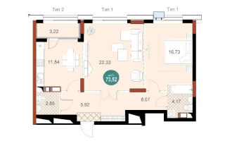 Продажа 2-комнатной квартиры, 73.52 м² - Продажа квартир в р-не Есиль Астаны - страница 19