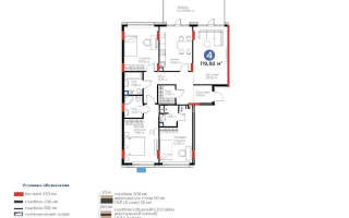 Продажа 4-комнатной квартиры, 120 м², ул. Жошы хана, дом  10 - Продажа  четырехкомнатных квартир в Астане без посредников