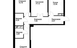 Продажа 3-комнатной квартиры, 87 м², ул. Навои, дом  30а/1 - Продажа  трехкомнатных квартир в новостройках Алматы