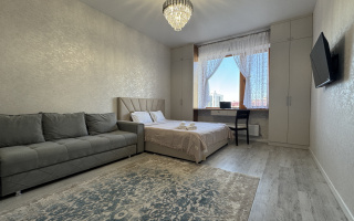 Аренда 1-комнатной квартиры посуточно, 50 м², ул. Кенесары, дом  8 - пр. Сарыарка - Аренда  однокомнатных квартир посуточно в Астане без посредников