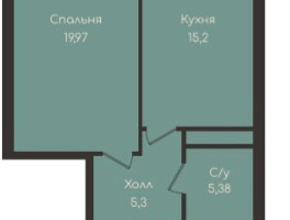 Продажа 1-комнатной квартиры, 45.85 м², мкр. Дарабоз, дом  100 - Ул. Момышулы и Рыскулова - Продажа  однокомнатных квартир в новостройках Алматы