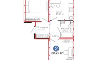 Продажа 2-комнатной квартиры, 60 м², ул. Е-103, дом  5 - Продажа квартир в Астане без посредников