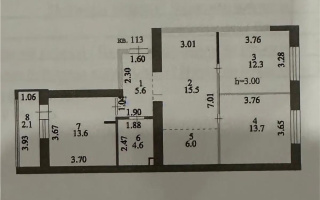 Продажа 4-комнатной квартиры, 74 м², ул. Орынбор, дом  13 - Продажа  четырехкомнатных квартир в новостройках Астаны без посредников с фото