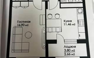 Продажа 1-комнатной квартиры, 41.45 м², ул. Нажимеденова, дом  29 стр - Продажа  однокомнатных квартир в новостройках Астаны без посредников