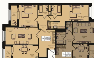 Продажа 3-комнатной квартиры, 108.98 м², пр. Кошкарбаева, дом  1 стр - Продажа квартир в Астане