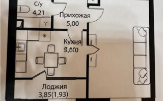 Продажа 1-комнатной квартиры, 41.62 м², ул. Жошы хана, дом  12/3 - Продажа  однокомнатных квартир в Астане