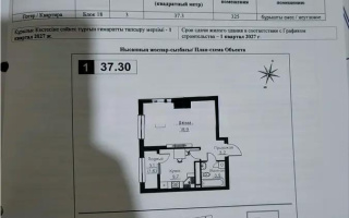 Продажа 1-комнатной квартиры, 37.3 м², ул. Ауэзова, дом  3г/2 - Продажа квартир в новостройках Алматы