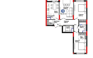 Продажа 3-комнатной квартиры, 92.13 м² - Продажа  трехкомнатных квартир в новостройках Астаны - страница 3
