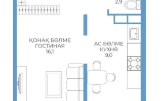 Продажа 1-комнатной квартиры, 35 м² - Недвижимость в Алматы - страница 19