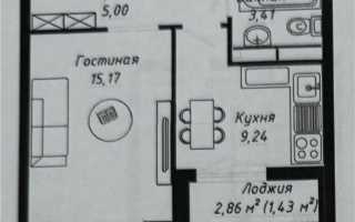 Продажа 1-комнатной квартиры, 34.25 м², ул. Байтурсынова, дом  14 - Продажа  однокомнатных квартир в новостройках Астаны
