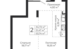Продажа 2-комнатной квартиры, 51 м², ул. Токпанова, дом  20 - Продажа  двухкомнатных квартир в Астане