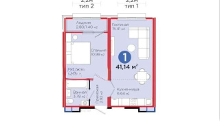 Продажа 2-комнатной квартиры, 42 м², пр. Улы Дала, дом  14 - Продажа  двухкомнатных квартир в новостройках Астаны