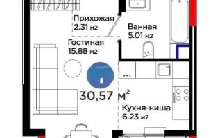 Продажа 1-комнатной квартиры, 30.57 м² - Продажа квартир в Казахстане - страница 60