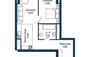 Продажа 2-комнатной квартиры, 51.7 м², пр. Туран, дом  71 - Продажа квартир в Астане