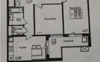 Продажа 2-комнатной квартиры, 62 м² - Продажа двухкомнатных квартир от собственников в Астане - страница 83