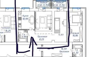 Продажа 2-комнатной квартиры, 52 м², ул. Нажимеденова, дом  38 стр - Продажа квартир в Астане