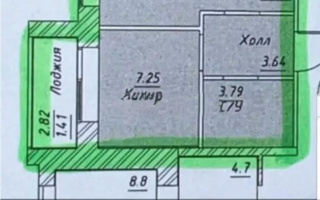 Продажа 1-комнатной квартиры, 30 м² - Продажа  однокомнатных квартир в Астане без посредников