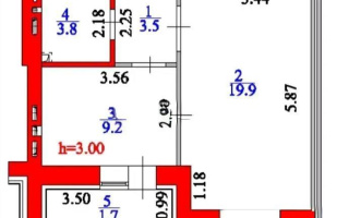 Продажа 1-комнатной квартиры, 38.2 м², ул. Рыскулова, дом  16а - Продажа  однокомнатных квартир в Астане