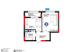 Продажа 1-комнатной квартиры, 37.27 м², ул. Е-321, дом  6/2 - Продажа  однокомнатных квартир в Астане без посредников