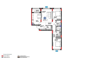 Продажа 3-комнатной квартиры, 100 м², ул. Е-899, дом  3 - Продажа  трехкомнатных квартир в новостройках Астаны