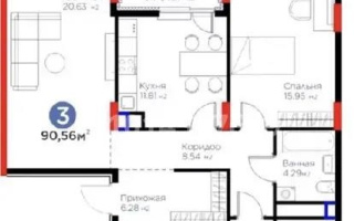 Продажа 3-комнатной квартиры, 90.56 м² - Продажа трехкомнатных квартир в р-не Есиль Астаны - страница 6
