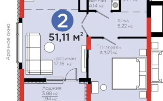 Продажа 2-комнатной квартиры, 51.1 м² - Продажа двухкомнатных квартир от собственников в Астане - страница 3
