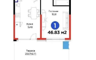 Продажа 1-комнатной квартиры, 46.83 м² - Продажа однокомнатных квартир в монолитно-каркасном доме в Алматы - страница 5