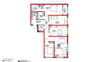 Продажа 4-комнатной квартиры, 127 м² - Продажа четырехкомнатных квартир от собственников в Алматы