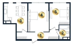 Продажа 3-комнатной квартиры, 71.5 м² - Продажа трехкомнатных квартир в монолитно-каркасном доме в Казахстане - страница 2