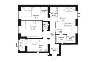 Продажа 4-комнатной квартиры, 120 м², ул. Сызганова, дом  1/2 - Продажа квартир в Казахстане