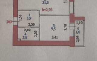 Продажа 1-комнатной квартиры, 40 м²