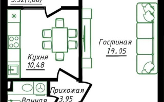 Продажа 2-комнатной квартиры, 43.38 м² - Продажа действующего бизнеса в Карагандинской области