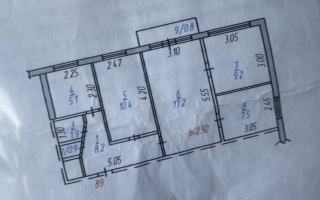 Продажа 4-комнатной квартиры, 61.2 м², мкр-н 6-й, дом  3 - Продажа  четырехкомнатных квартир в Темиртау