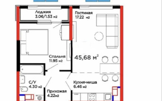 Продажа 2-комнатной квартиры, 45.68 м² - Продажа  двухкомнатных квартир в Алматы - страница 50