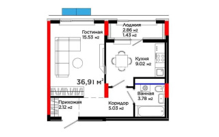 Продажа 1-комнатной квартиры, 36.91 м² - Продажа недвижимости в Казахстане - страница 22
