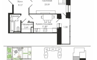Продажа 1-комнатной квартиры, 51.1 м² - Продажа однокомнатных квартир в кирпичном доме в Казахстане - страница 2