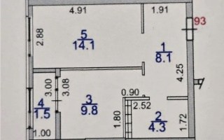 Продажа 1-комнатной квартиры, 38 м², ул. Ашимова, дом  1/5б - Продажа  однокомнатных квартир в Алматы с фото