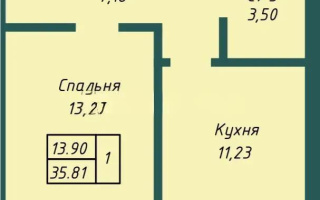 Продажа 1-комнатной квартиры, 35.9 м², ул. Аккемер, дом  14/1 - Продажа квартир в Астане