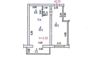 Продажа 2-комнатной квартиры, 59.7 м² - Продажа квартир в кирпичном доме в Алматы