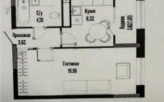 Продажа 1-комнатной квартиры, 38.5 м², ул. Жошы хана, дом  12/3 - Продажа квартир в Астане с фото