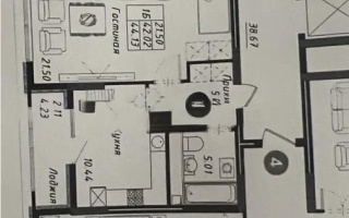 Продажа 1-комнатной квартиры, 44.13 м², ул. Байтурсынова, дом  16 стр - Продажа  однокомнатных квартир в Астане