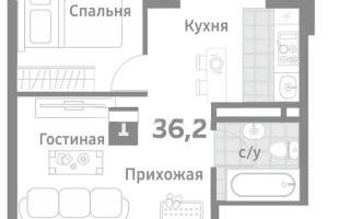Продажа 1-комнатной квартиры, 36 м², ул. Бурундайская, дом  91а - Продажа квартир в новостройках Алматы без посредников