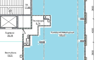 Продажа помещения, 168.41 м² - Продажа офисных и торговых помещений в Казахстане